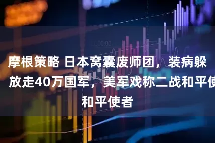 摩根策略 日本窝囊废师团，装病躲仗，放走40万国军，美军戏称二战和平使者
